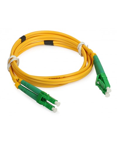 Шнур оптический duplex LC/APC-LC/APC 9/125 sm 3м LSZH Cabeus FOP(d)-9-LC/APC-LC/APC-3m в Москве Патч-корды оптические Pintop.ru