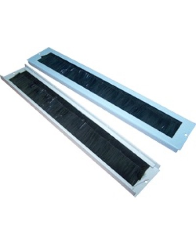 Ввод кабельный щеточный для настенных шкафов (серый) TWT TWT-CBW-BP в Москве Аксессуары для стоек и шкафов Pintop.ru