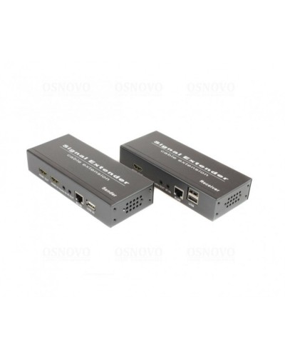 Комплект для передачи HDMI, USB, аудио, RS232 и ИК управления по сети Ethernet OSNOVO TLN-HiKMDA2+RLN-HiKMDA2 в Москве Видеоусилители, Модуляторы, Делители Pintop.ru