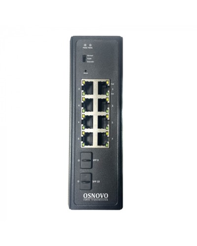 OSNOVO SW-80802-IM(port 90W,360W) Промышленный Web-управляемый PoE коммутатор в Москве Коммутаторы Pintop.ru