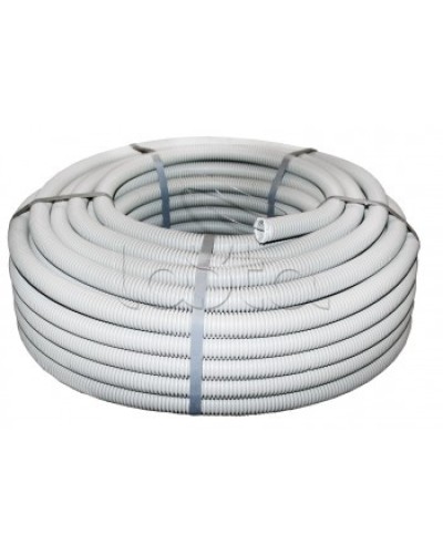 Труба гофр.ПВХ тяжелая с протяжкой d20 мм (100 м) серая EKF-Plast (tg-z-20-t) в Москве Труба гофрированная Pintop.ru