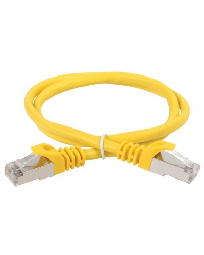 ITK Коммутационный шнур (патч-корд), кат.5Е FTP, 2м, желтый (PC05-C5EF-2M) в Москве Патч-корды и пигтейлы Pintop.ru