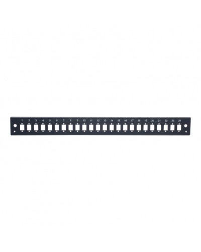 Панель лицевая для выдвижной оптич. полки, 24 SC Simplex/24 LC Duplex, черный Datarex DR-546045 в Москве Патч-панели Pintop.ru