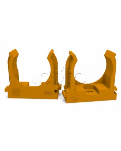 Крепеж-клипса для труб для монтажного пистолета оранжевая д32 (25шт/500шт уп/кор) Промрукав (PR13.0154) в Москве Держатели, клипсы, скобы Pintop.ru