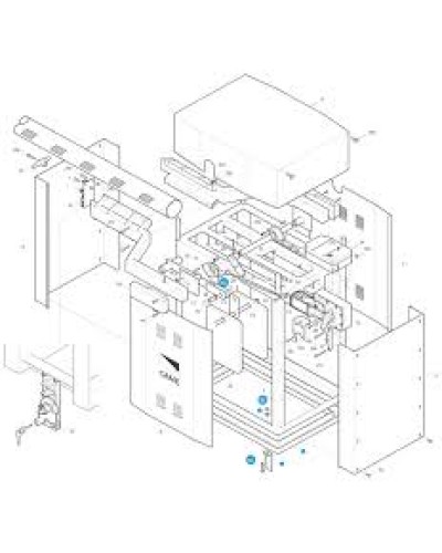 Вал деблокиратора G2081 в сборе Came 119RIG153 в Москве Запчасти для шлагбаумов и автоматики Pintop.ru