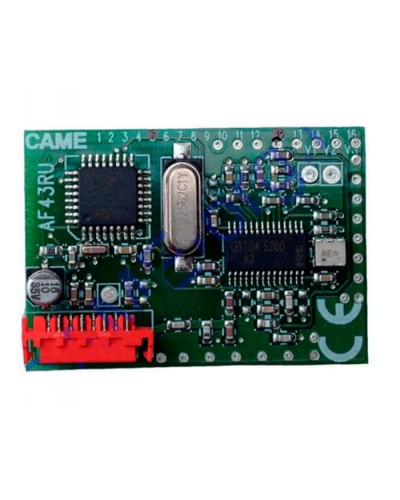 Плата радиоприемника встраиваемая Came 001AF43RU в Москве Устройства радиоуправления для шлагбаумов и автоматики Pintop.ru