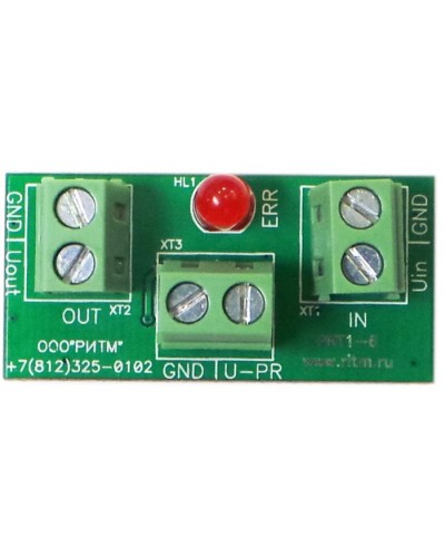 Одноканальный блок защиты от КЗ PRT1 Ritm в Москве GSM мониторинг Ritm Pintop.ru