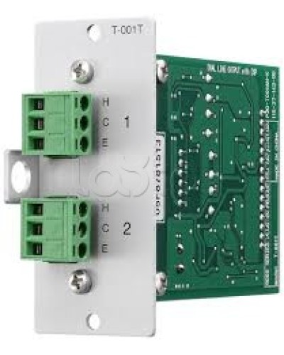 Модуль выходной 2-mic/line с DSP-процессором TOA T-001T в Москве Системы оповещения и трансляции TOA Pintop.ru