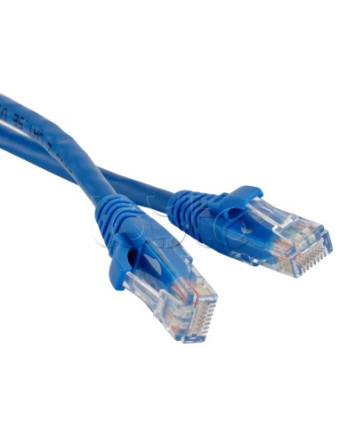 Патч-корд RJ45-RJ45, 4 пары, UTP, кат.5е, LSZH (5м) Hyperline PC-LPM-UTP-RJ45-RJ45-C5e-5M-LSZH-BL в Москве Патчкорды (медные) Pintop.ru