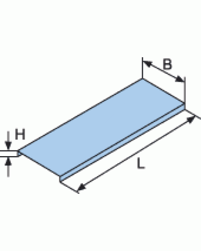 Крышка для лотка с заземлением осн. 80x3000 DKC 35521 в Москве Аксессуары для лотков Pintop.ru