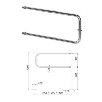 Створка ограждения поворотная 1300 мм Oxgard ВЗР 1996.09.03-02