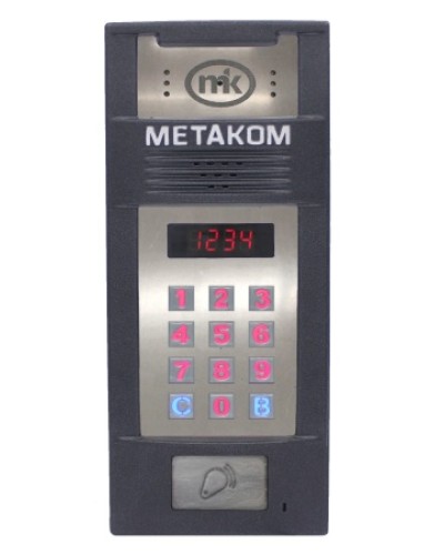 Многоабонентый антивандальный блок вызова со встроенной видеокамерой Метаком MК2018-RFiV в Москве Блоки вызова многоабонентные Pintop.ru