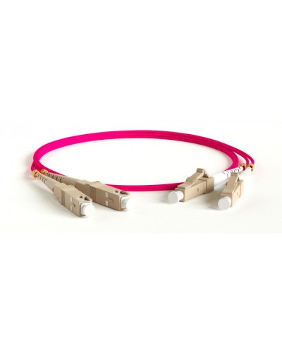 Патч-корд волоконно-оптический Hyperline FC-D2-504-LC/PR-SC/PR-H-30M-LSZH-MG в Москве Патч-корды оптические Pintop.ru