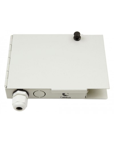 Бокс оптический настенный 19 на 4 ST/FC порта Cabeus JJT-4-ST в Москве Кросс оптический Pintop.ru