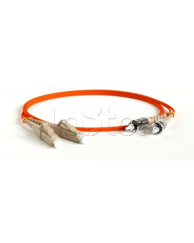 Патч-корд волоконно-оптический Hyperline FC-D2-50-LC/PR-ST/PR-H-10M-LSZH-OR в Москве Патч-корды оптические Pintop.ru