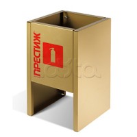 Подставка напольная ПРЕСТИЖ золото под 1 огнетушитель ПОЖТЕХНИКА