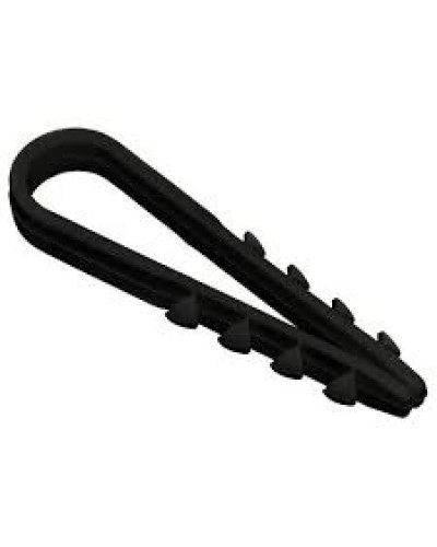 Дюбель-хомут 19-25 черный (100шт/уп) PROCONNECT 07-4523 в Москве Стяжки-хомуты Pintop.ru