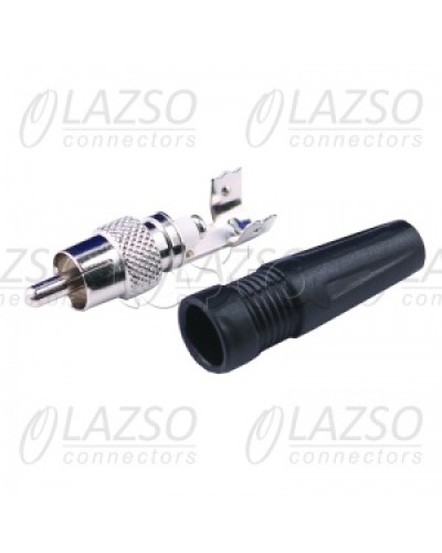 Разъем штекер RCA под винт LAZSO (APR012) в Москве Коннекторы Pintop.ru