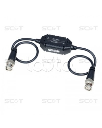 Изолятор коаксиального кабеля (AHD/CVI/TVI) для защиты от искажений по земле SC&T GL001HDP в Москве Видеоусилители, Модуляторы, Делители Pintop.ru