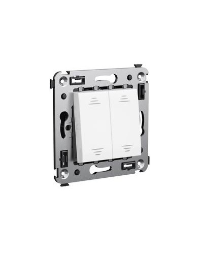 Диммер кнопочный в стену, Avanti, Белое облако DKC 4400343 в Москве Аксессуары для стоек и шкафов Pintop.ru