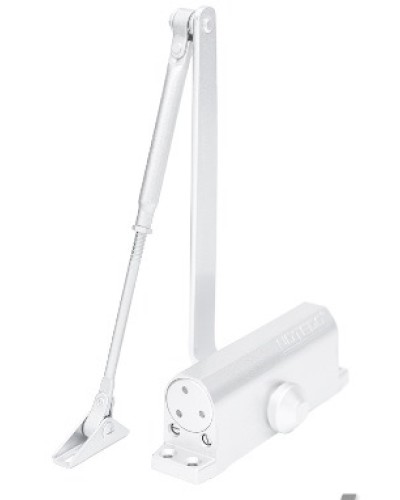 Доводчик NOTEDO DC-090-НО EN4 с ФОП (белый) в Москве Доводчики Pintop.ru