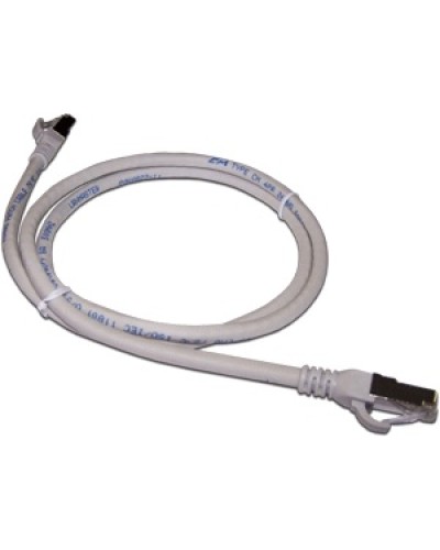 Патч-корд RJ45 - RJ45, 4 пары, FTP, категория 6A, 5 м, серый LANMASTER LAN6A-S45-45-5.0-GY в Москве Патчкорды (медные) Pintop.ru