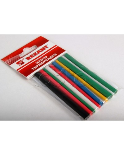 Набор термоусадочных трубок №1 (АВТО) (10шт/уп) REXANT 29-0101 в Москве Аксессуары для кабель-канала Pintop.ru