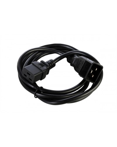 Шнур питания с заземлением IEC 60320 C19/IEC 60320 C20, 16А/250В (3x1,5), длина 1,8 м Rem R-16-Cord-C19-C20-1.8 в Москве Блоки розеток Pintop.ru