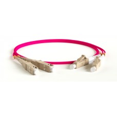 Патч-корд волоконно-оптический Hyperline FC-D2-504-LC/PR-SC/PR-H-30M-LSZH-MG