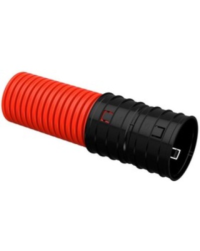 ELASTA Труба гофр. двустенная ПНД d=40мм красная (25м) IEK (EA-TG22-2-2-2-040-025-K04) в Москве Труба гофрированная Pintop.ru