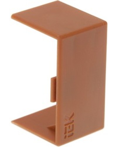 ELECOR Соединитель на стык КМС 25х16 дуб (4шт/компл) IEK (EL-KK10D-S-025-016-K11) в Москве Аксессуары для кабель-канала Pintop.ru