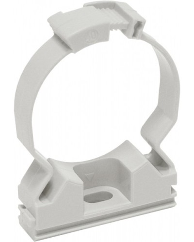 ELASTA Хомутный держатель CFC16 серый IEK (CTA10MP-CFC16-K41-100) в Москве Стяжки-хомуты Pintop.ru