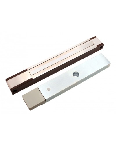 Электромагнитный замок с датчиком состояния двери ALeko ALM-200P (12В коричневый) в Москве Электромагнитные замки Pintop.ru