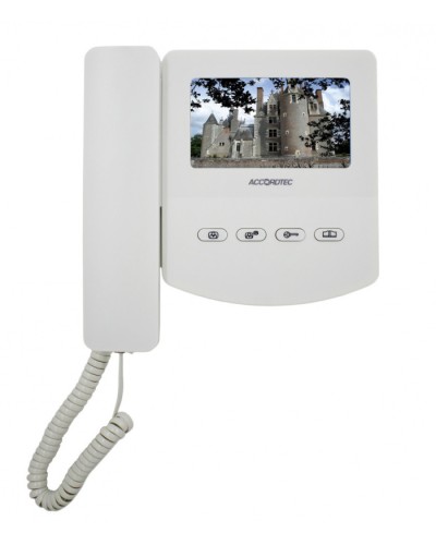 Домофон AccordTec AT-VD433C EXEL WHITE в Москве Многоабонентные системы Pintop.ru