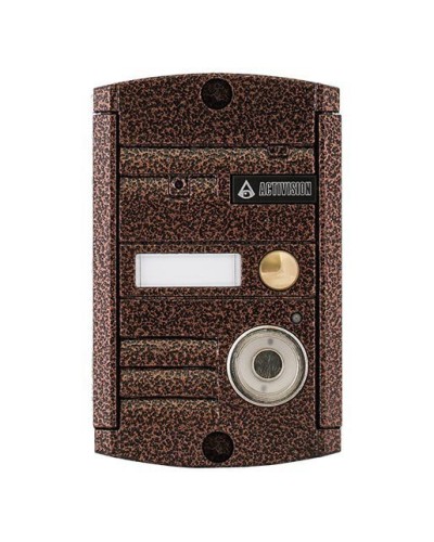 Видеопанель вызывная накладная цветная на 1 абонента с TM-считывателем Activision AVP-451 TM (PAL, медь) в Москве Вызывные видеопанели малоабонентные Pintop.ru