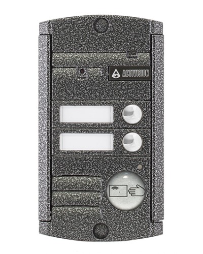 Видеопанель вызывная накладная цветная на 2 абонента с Proxy-считывателем Activision AVP-452 Proxy (PAL, антик) в Москве Вызывные видеопанели малоабонентные Pintop.ru