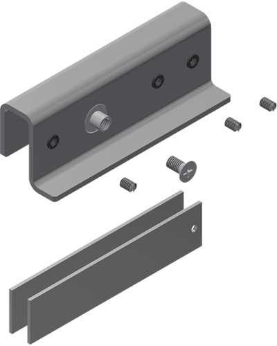 Комплект монтажа Aler MK AL-150PR-U1-Glass в Москве Электромагнитные замки Pintop.ru