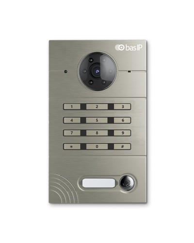Панель вызывная BAS-IP AV-01KD GREY в Москве Вызывные видеопанели малоабонентные Pintop.ru