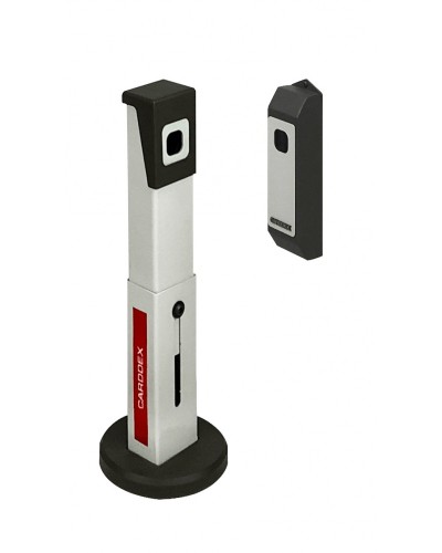 Комплект беспроводных фотоэлементов CARDDEX PR-01 (передатчик и приемник, навесной + стойка) в Москве Запчасти для шлагбаумов и автоматики Pintop.ru