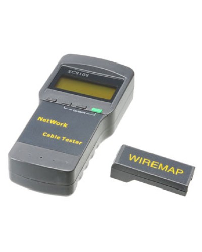 Тестер для витой пары Cabeus CT-LCD-RJ45 в Москве Дополнительное оборудование для ОПС Pintop.ru