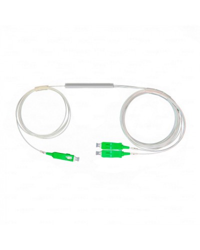 Разветвитель план 1х2 окон SC/APC 9/125 вывод 1,5м буфер 0.9мм 1260/1650 Cabeus (FCT-PLC-1/2-9-SC/A-1.5-0.9) в Москве Оптические разветвители (сплиттеры) Pintop.ru