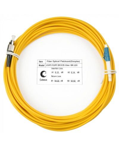 Шнур оптический simplex LC-FC 9/125 sm 10м LSZH Cabeus FOP(s)-9-LC-FC-10m в Москве Патч-корды оптические Pintop.ru