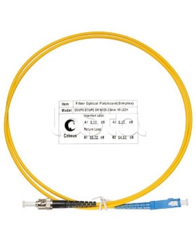 Патч-корд волоконно-оптический SM 9/125 simplex SC-ST LSZH (1 м) Cabeus FOP(s)-9-SC-ST-1m в Москве Патч-корды оптические Pintop.ru