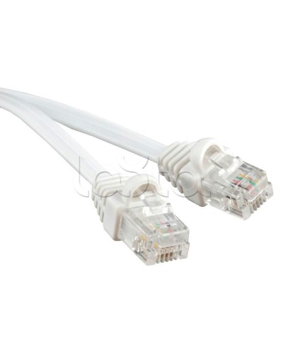 Патч-корд 6p4c телефонный, 1.5 м, белый Cabeus PC-TEL-RJ12-1.5m в Москве Патчкорды (медные) Pintop.ru