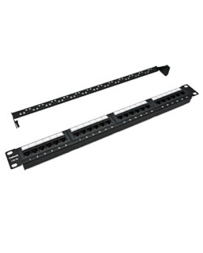 Патч-панель 19, 1U, 24xRJ45 Cabeus PL-24-Cat.5e-Dual IDC в Москве Патч панель Pintop.ru