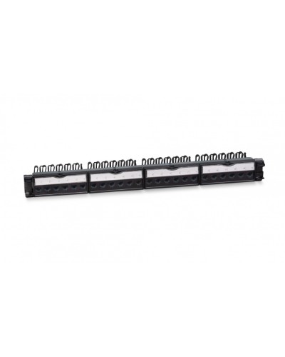 Патч-панель 19 (1U), 24 порта RJ-45, категория 6 Cabeus (PL-24-KJ-RJ45-Cat.6-SH-180T) в Москве Патч панель Pintop.ru