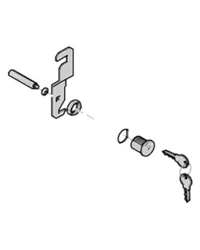 Замок дверцы G4040 G4041 Came 119RIG176 в Москве Запчасти для шлагбаумов и автоматики Pintop.ru