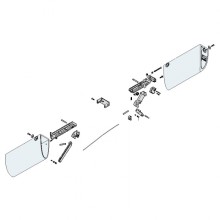 Механизм нижний профиля DF Came 119RIR228