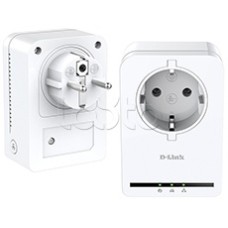 Комплект из двух PowerLine-адаптеров DHP-309AV/C1a D-Link DHP-309AV/C1a