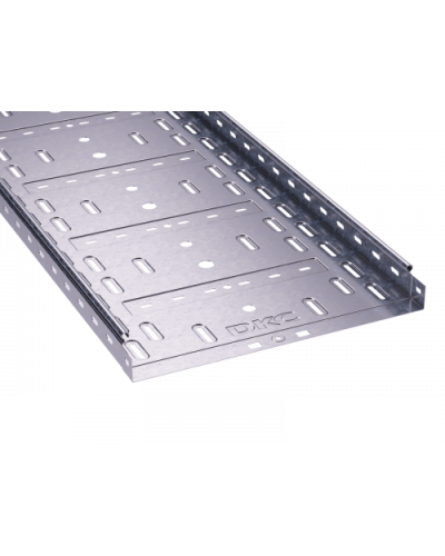 Лоток перфорированный 400х50 L3000, горячеоцинкованный DKC 35266HDZ в Москве Кабельные лотки Pintop.ru